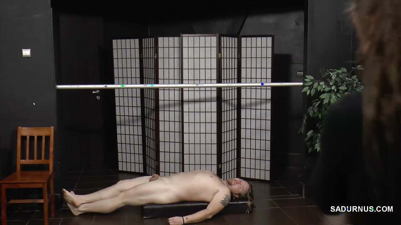 Sydney and Evangeli Are Smoking While Trampling on the Slave.