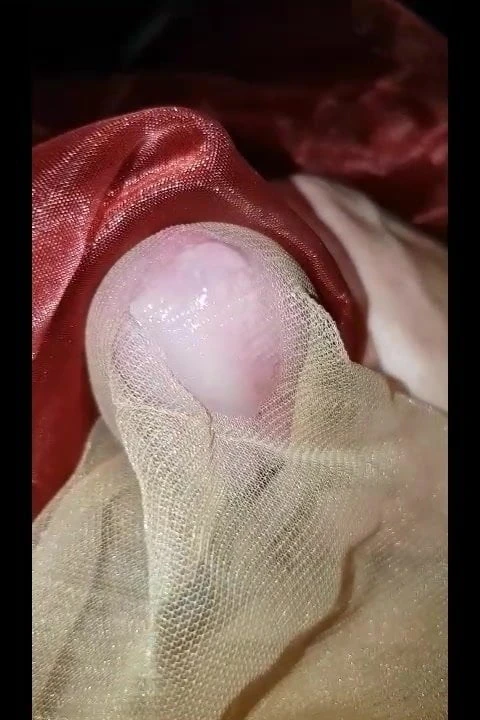 float sperm in micromesh nylon stocking