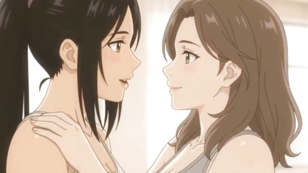 Lesbian Partner Yoga Turns Intimate
