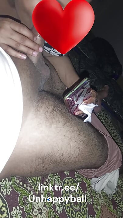 Sana give a blowjob in video call service