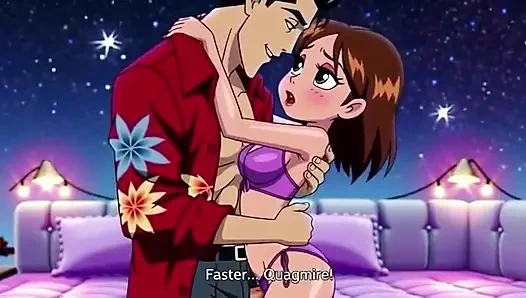 Meg griffin & quagmire yacht passion - romansa anime steamy 3d