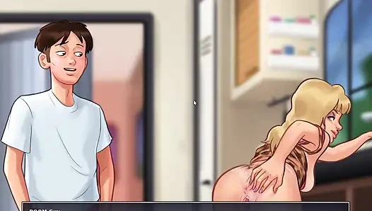 XXX анал раком с мачехой подруги в саге о летнее время, часть 1