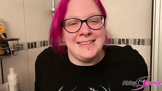 Peed in the shower and got interrupted