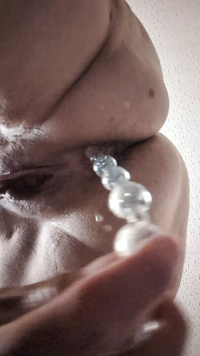 Gilf milf anal beads