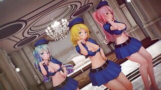 Klip tarian seksi MMD R-18 Anime Girls 286