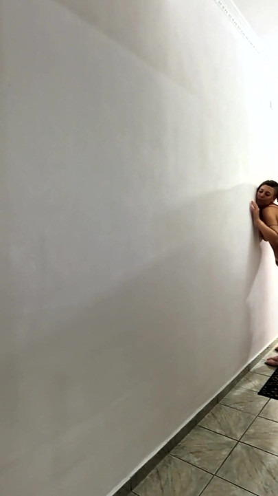 Dry humping with the hot stepdaughter in pajamas. | Clip 1