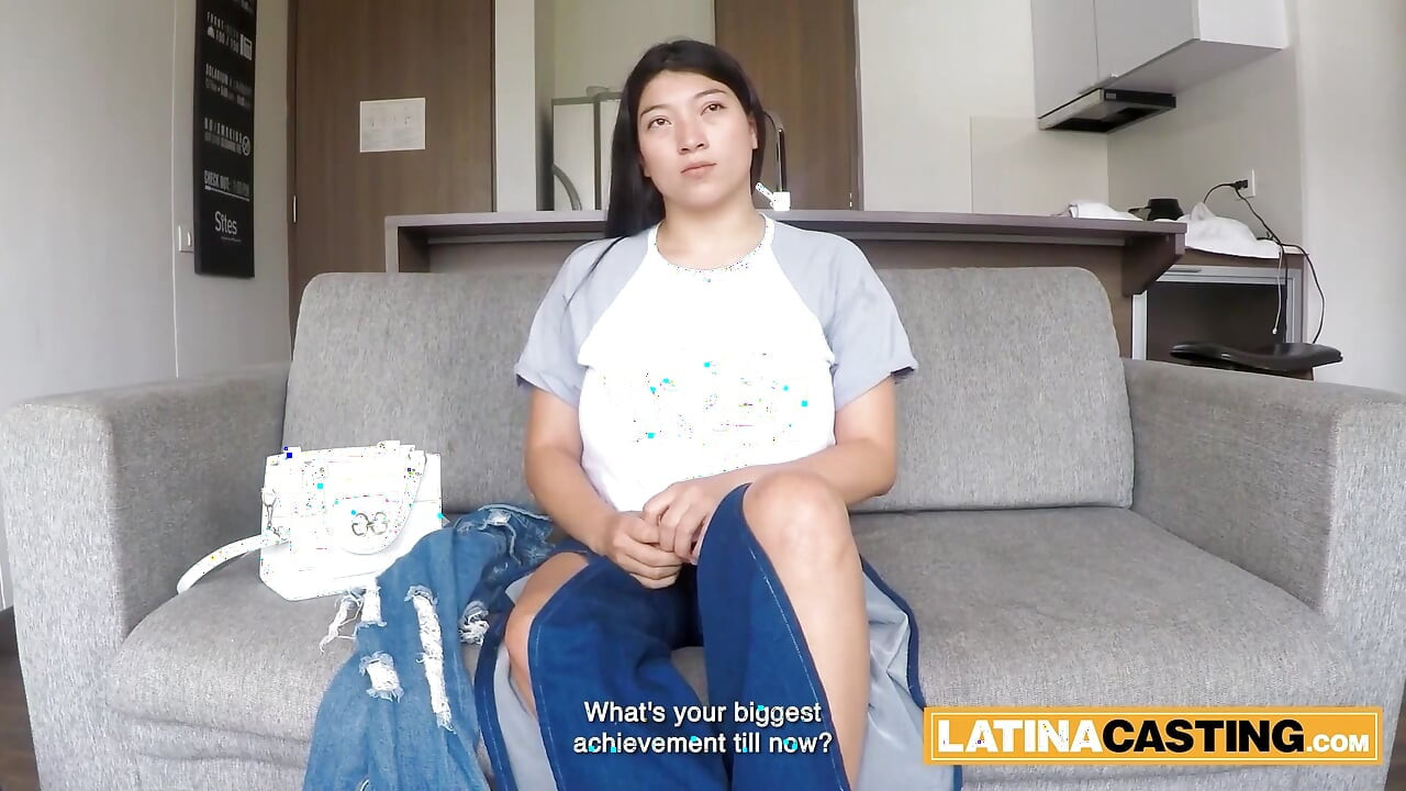 MASSIVE TITS Latina Face Fucked ROUGH By Monster Cock In Amateur Casting
