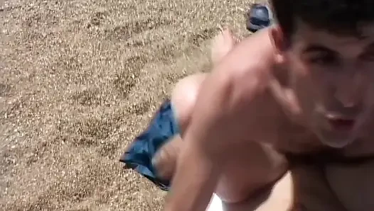 Sahin K Joins a Hot Beach Gangbang