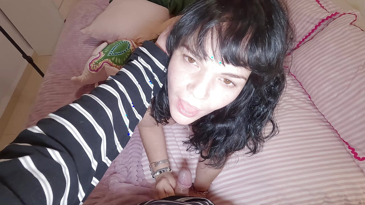 MILF stepmom "Stepson, fuck me doggystyle, I want your cum inside."