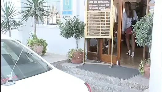 Blonde Babe Seduces Taxi Driver in Steamy Encounter
