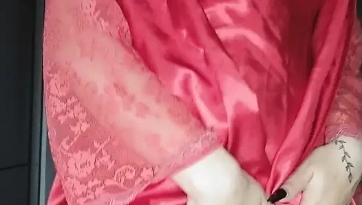 Oiled pussy dilfull masturbation