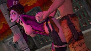 Borderlands 3D hentai fou Moxxi baisée par derrière par un bandit