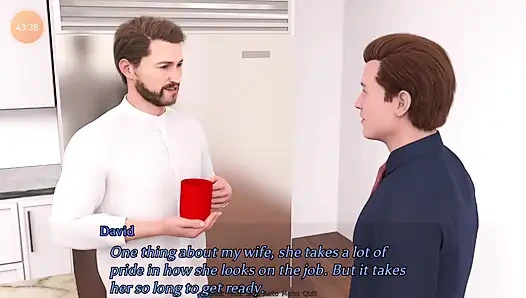 A Perfect Marriage #8 Chris and Anne chat while in bed.