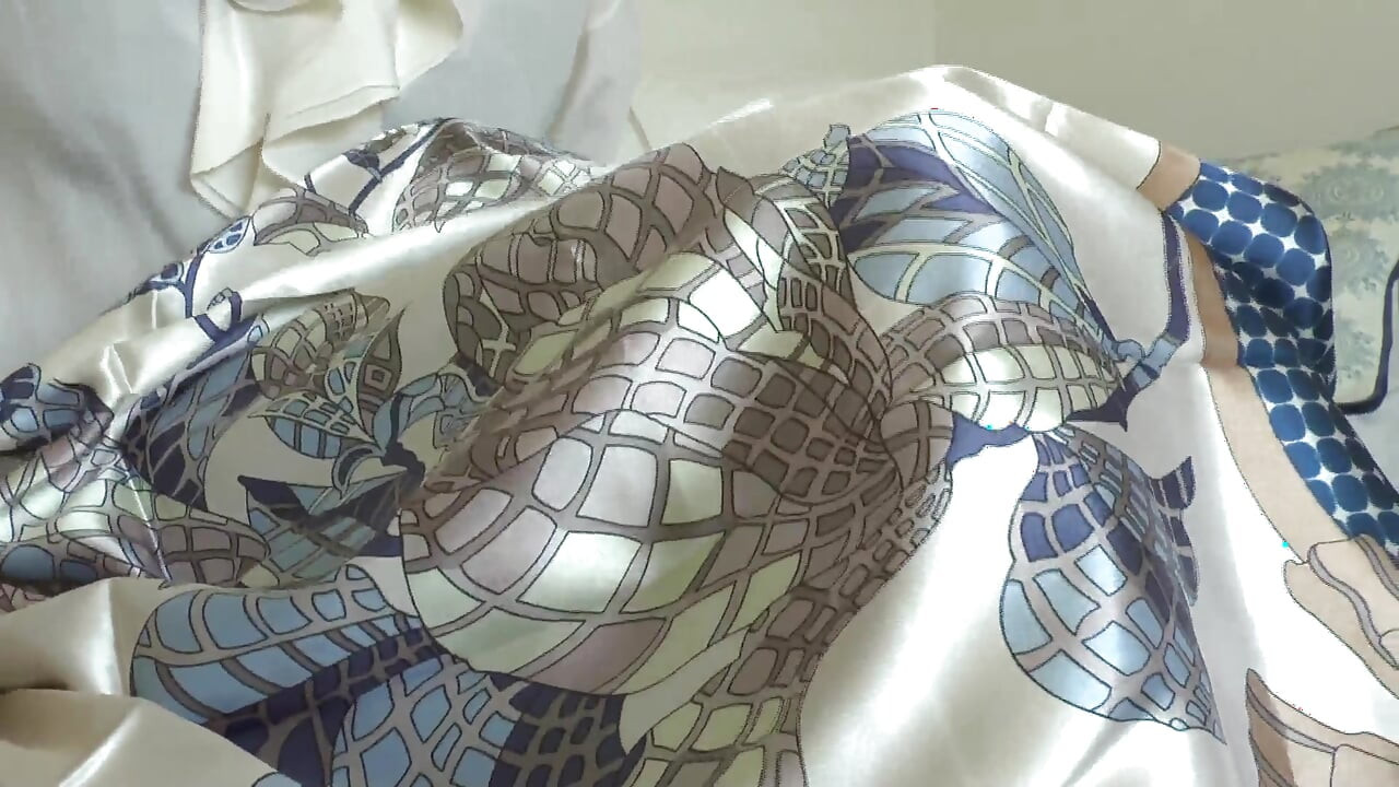 My New Satin Scarf Makes You Want to Cum and Weak, Scarf JOI, Lady Victoria Valente