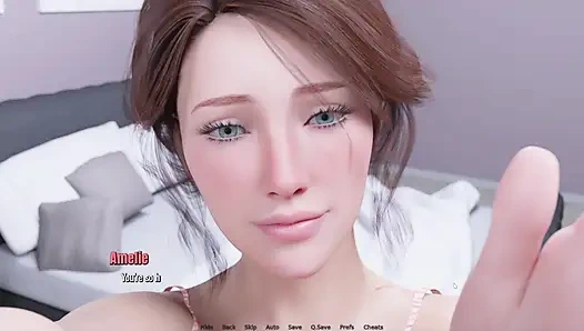 Japanese Stepmom Jerking Stepson Cock While He Pressing Her Big Ass