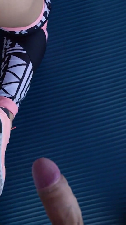 Sporty slut Lilu Moon slobbers and grinds all over your cock | Clip 3