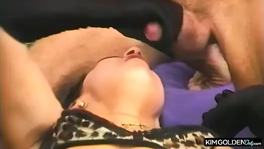 Heisser Vintage-Dreier mit doppelter Penetration