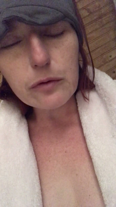 Too horny to sleep I headed to the bathroom at 3am to try and take the edge off and ended up soaking my phone in squirt | Clip 1