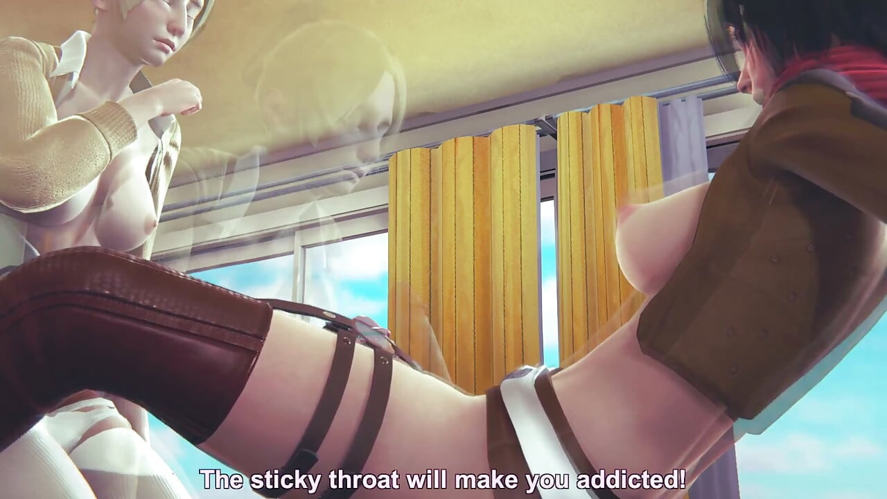 Futa Mikasa Sex s Historií - Aot Hentai