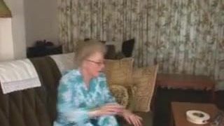 Hot Granny masturbating