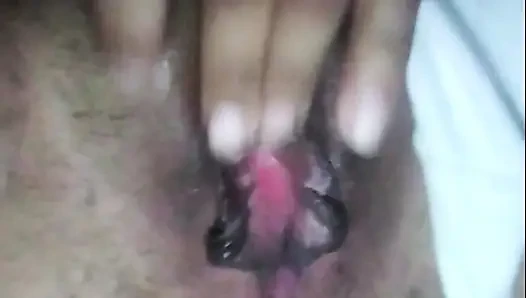 Young girl alone touches herself asking for penis