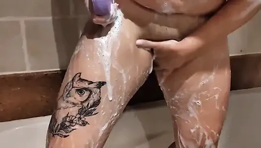 Risky Blowjob at Egypt Hotel Balkony and Shower After Cum in Mouth