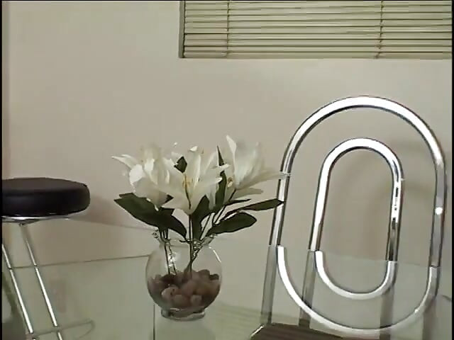 Morena garota ansiosamente chupa um pau duro