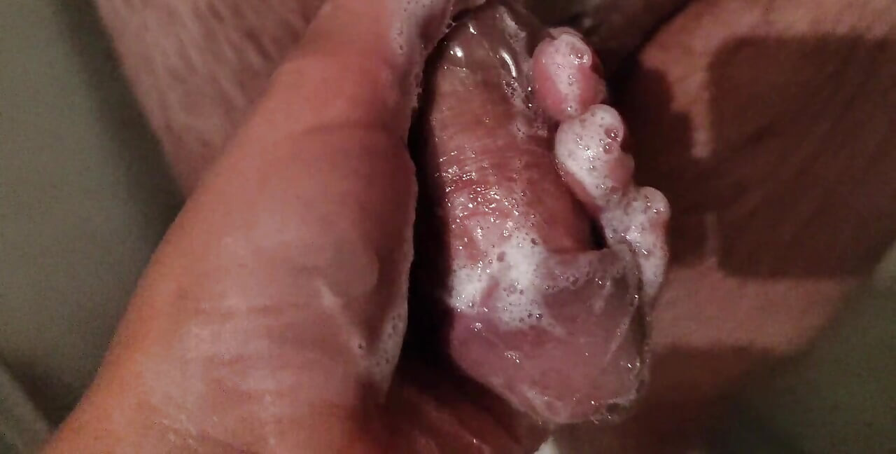 My Hot Stepbrother in My Shower. Gave Him a Little Pleasure While He's Wife Not at Home