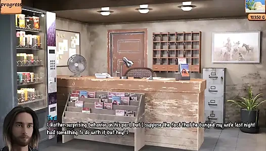 The Motel Gameplay (ntr Route) Hot Wife Fantasizes About Fucking a Stud