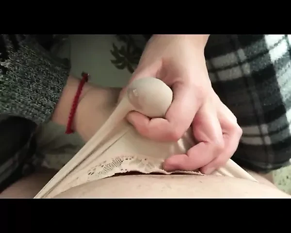 Playful in panties