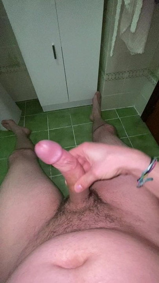 I jerk off in the bathroom before bed