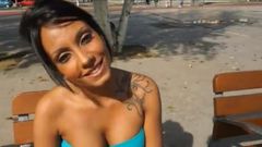 Perverzní brunetka Marta Sanz dostane drsné šukání