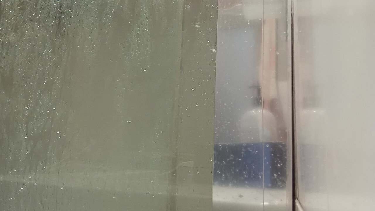 Playing in the shower alone