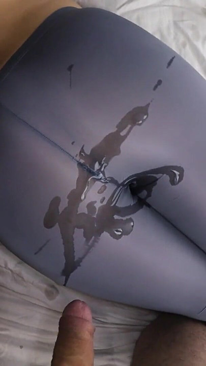 Unforgettable moment from "Space Leggings on a CRAZY beautiful Ass! Give me CUM please!"