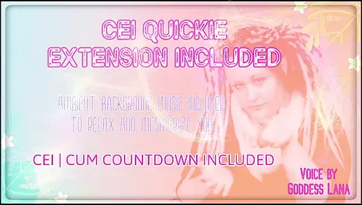 AUDIO ONLY - CEI quickie extension included enhanced audio