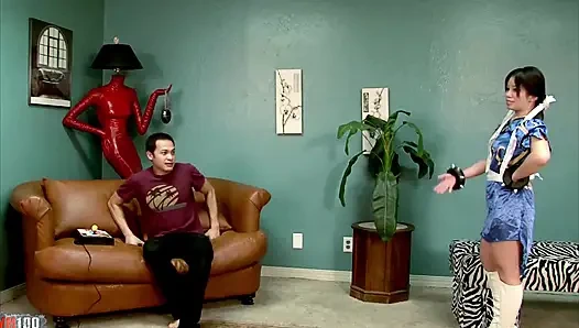 Asia Zo: Petite Asian Babe Asia Zo Dominates Eric Jover's Small Dick: Deepthroat, Pussy Fucking, Ball Busting,