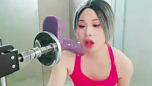 Asian CD's First Time Solo With Her Sex Machine