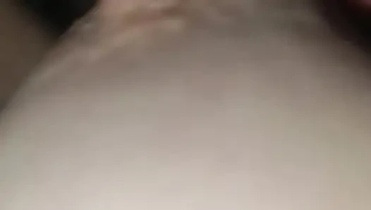 Nahaufnahme der haarigen nassen fotze meiner ehefrau