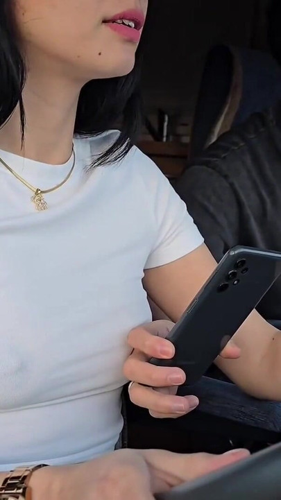 I picked up an UBER Client without a bra | Clip 1