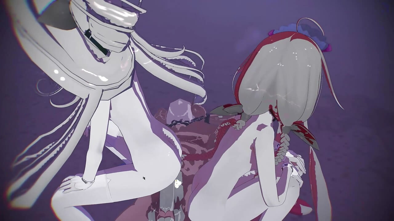MMD R18 Admiral i Yamakaze i Ekaze obučili su ga da bude sukubni hentai