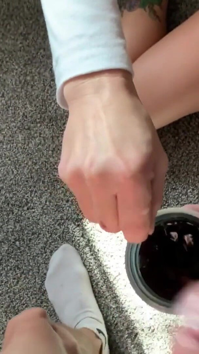 Powerful moment from "Cum in my coffee , after smashing my pussy + bj Cafe Con Leche"