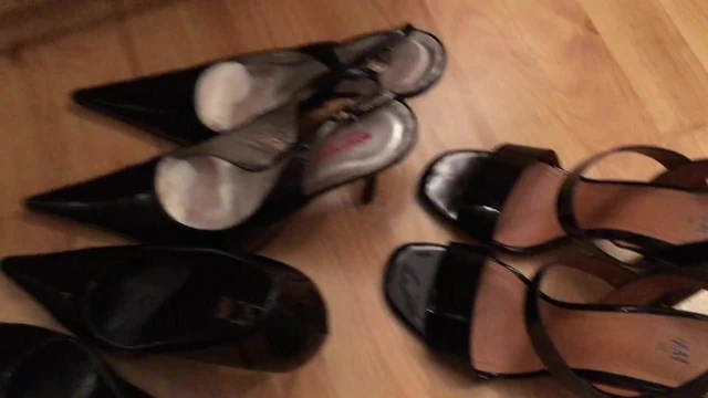Sexy neighbour's shoe rack