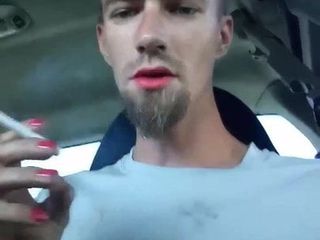 SISSY BITCH DUSTIN STOLARZ with pink nail polish!  EXPOSED