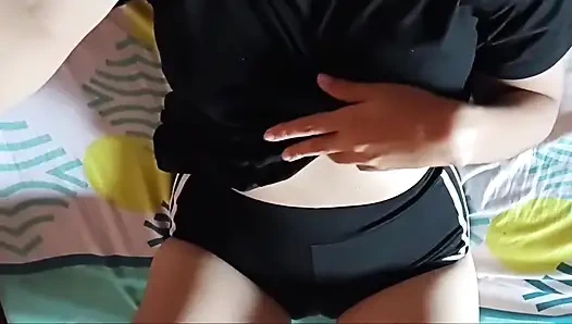 18 Year Old Stepsister Fucked in Her Pajamas She Is Sad Because Her Boyfriend Breaked up with Her Beautiful Big Ass Homemade Por