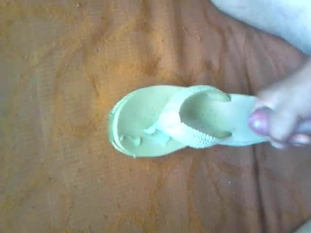 NUDE THONG WEDGES