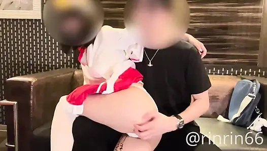 18yo Japanese Student Miko Cosplay Body Writing 7 Times Consecutive Orgasms While Stay Inserted No Piston