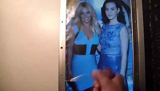 Britney spears ve katy perry'ye boşalmak