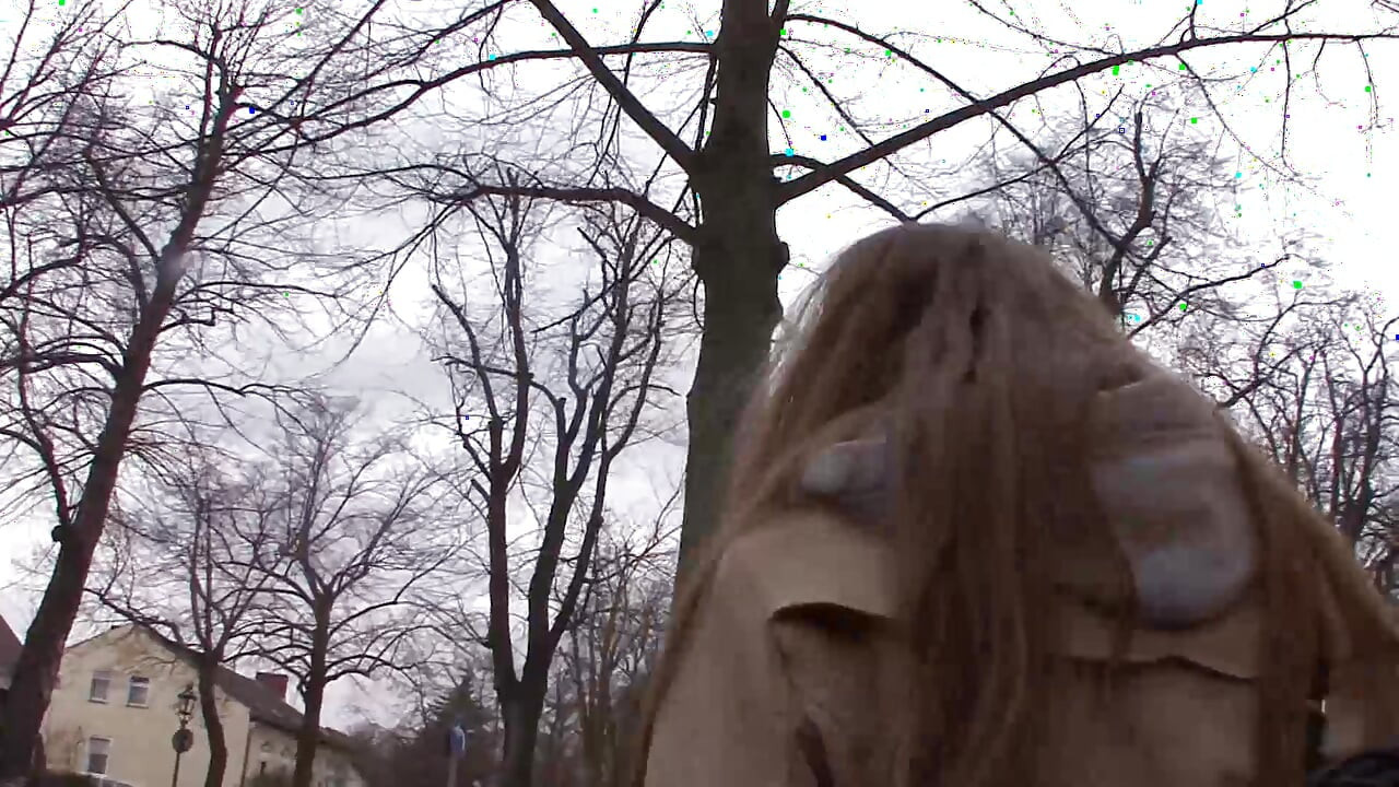 Superb brunette German doll fucked hard by a stranger