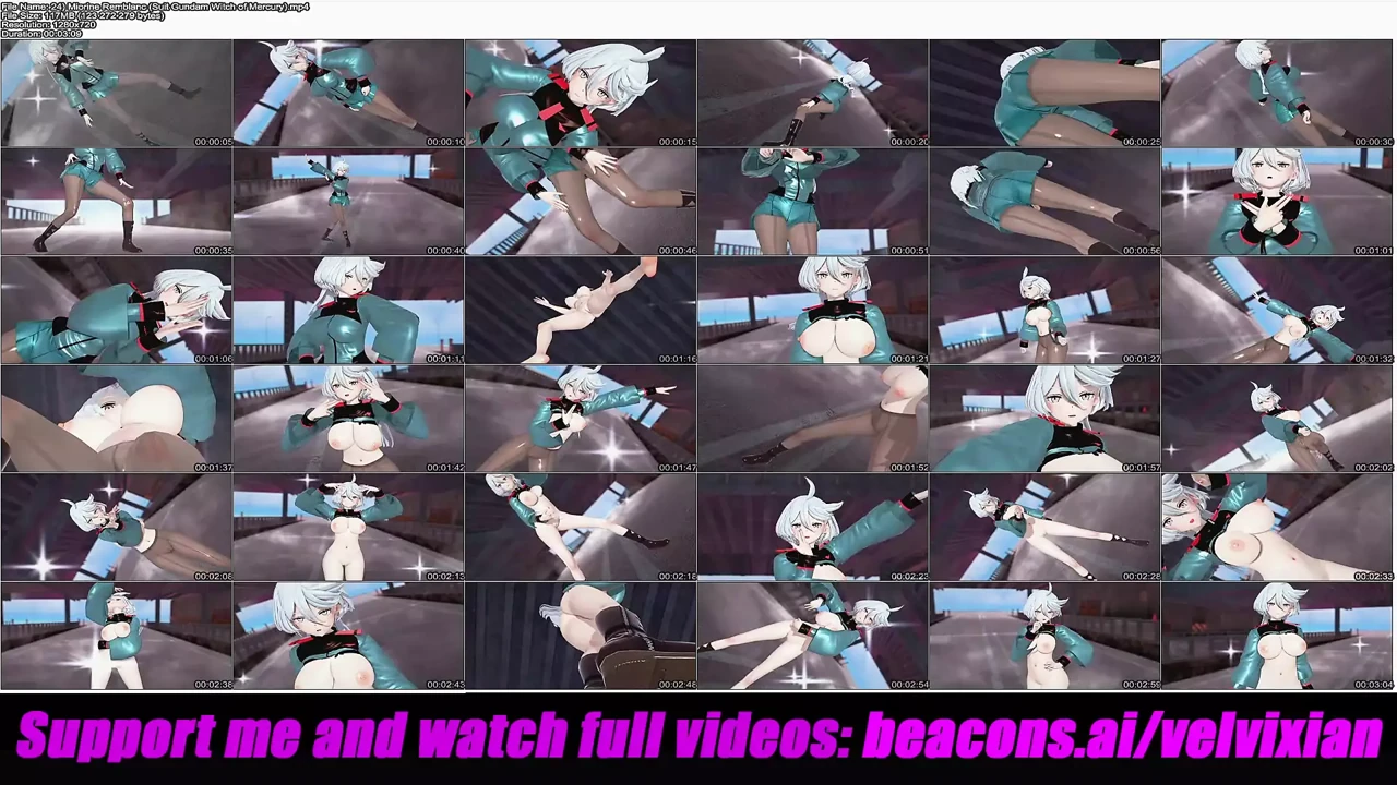 Miorine Remblanc (Suit Gundam Witch of Mercury) (3D HENTAI)