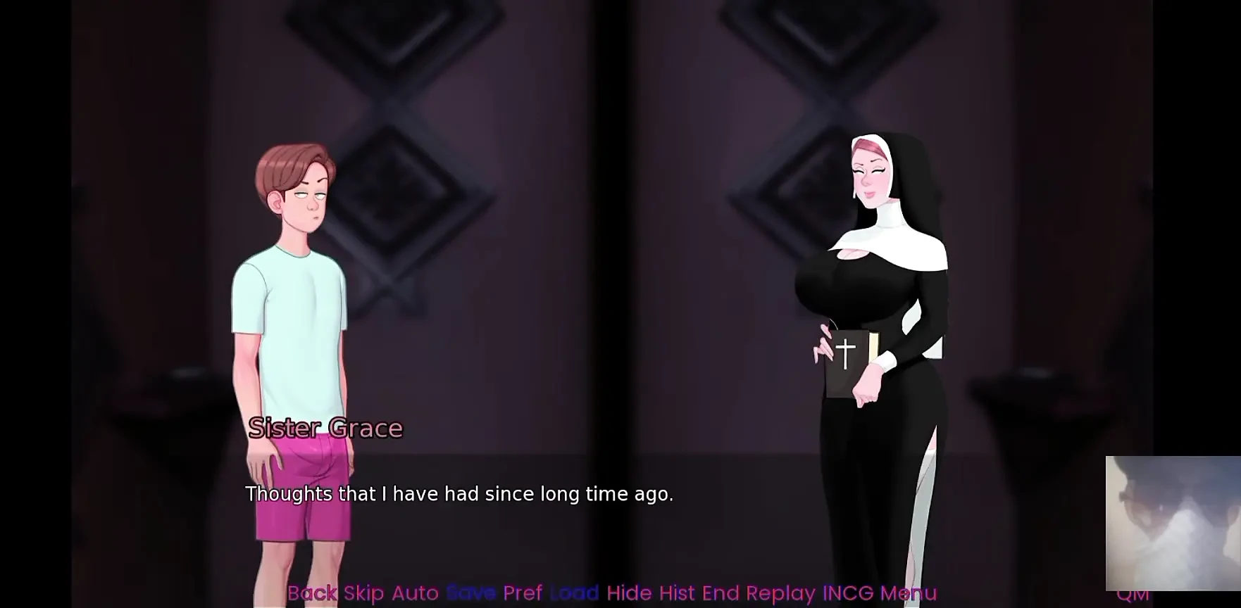 HOLY NUN THOUGH I AM SOMEONE ELSE AND FUCKED ME THROUGH GLORYHOLE!